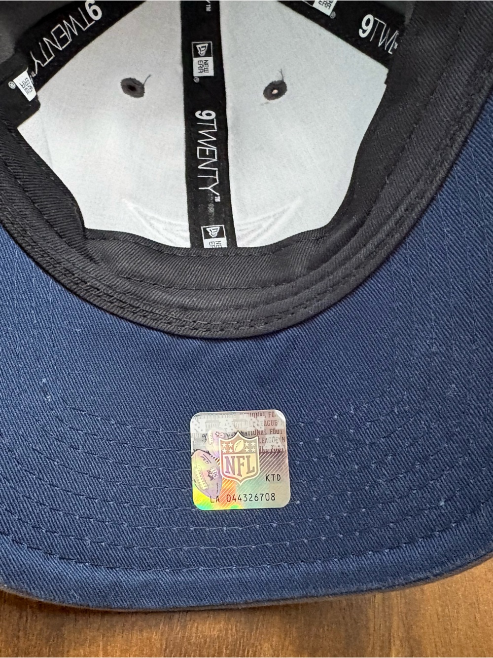 New Era 9TWENTY Dallas Cowboys NFL Women’s Adjustable Hat Cap Gray/Blue - Picture 12 of 13